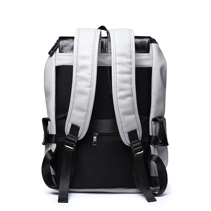 Balo da nam thời trang cặp đi học nam đựng laptop 15.6 inch chống nước Balo nam ulzzang đi chơi da PU balo LV - RIKY