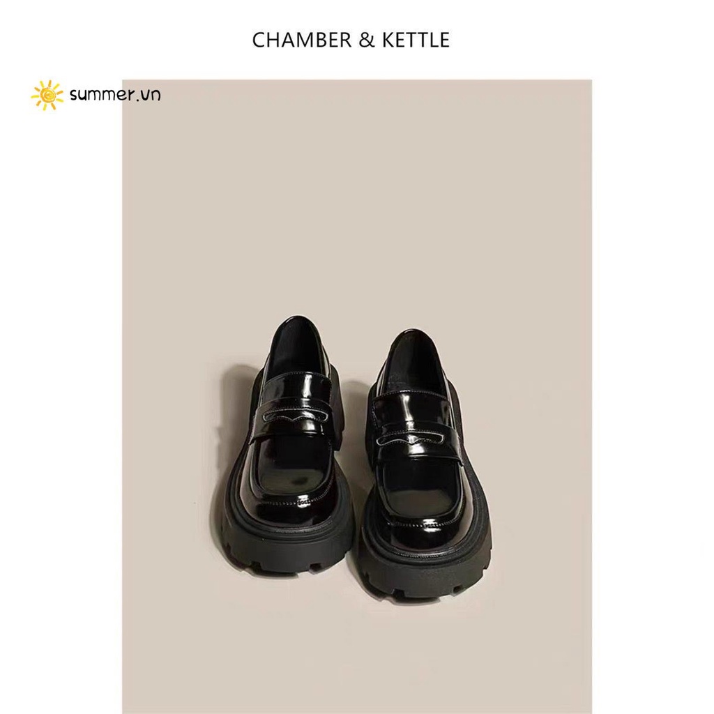 Giày Lười Da Đế Dày Thời Trang 2022 Dành Cho Nữ