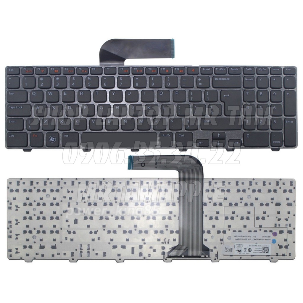 (KEYBOARD) BÀN PHÍM LAPTOP DELL N5110  dùng cho Inspiron 15R N5110 M5110 M5010 M501Z M511R