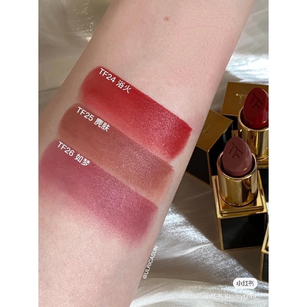 Son Tom Ford Lip Color Matte 2022 màu 24-25-26-52