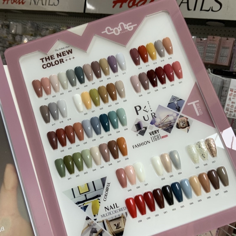 Set sơn gel cao cấp Pincheng  68 màu
