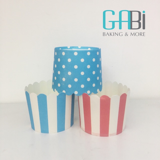 Cup giấy cứng 7cm đựng cupcake (50 cái)