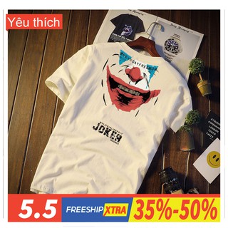 🔥 🔥áo thun cá tính tay lỡ form hồng kong in 🔥joker🔥