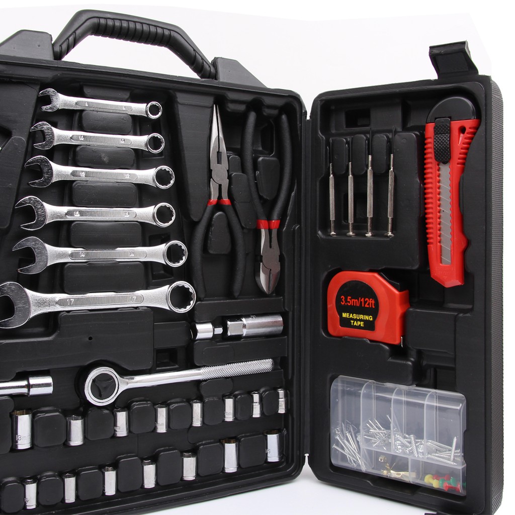 BỘ DỤNG CỤ 135 CHI TIẾT TAVANA HTB-001  tặng kèm Đèn Pin LT-006