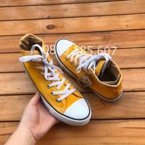 FALE SALE [BIG SALE] Giày Thể Thao CV Vàng Cao Cổ Có Sẵn ⚡ CHẤT sịn : new L > ₛ * : ! ¹ *