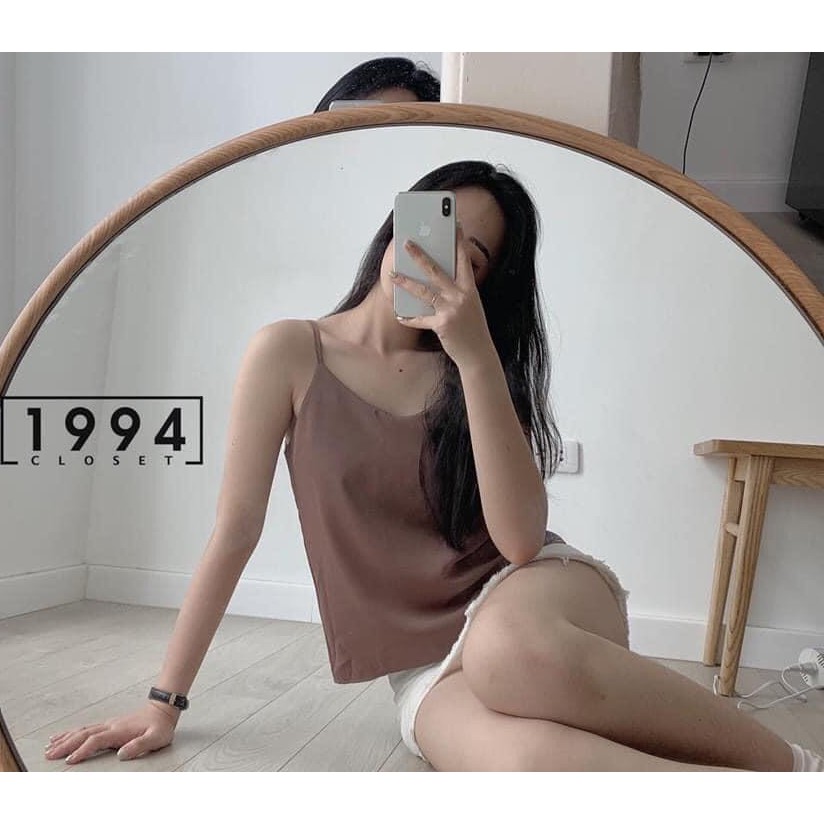 Áo 2 dây basic vintage - Áo hai dây freesize siêu hot 2020 nhiều màu ( kèm ảnh thật) - CM Shop