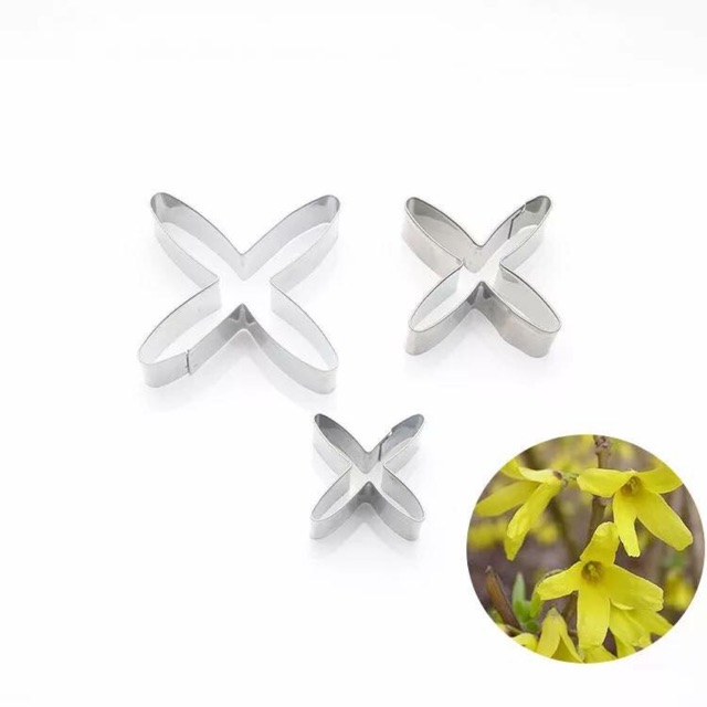 Cutter hoa mai Mỹ làm khuôn hoa đậu cán