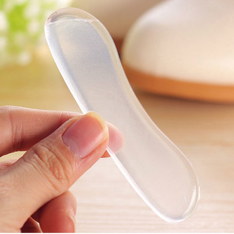 IELGY Miếng dán gót giày bằng silicon trong suốt chống trượt