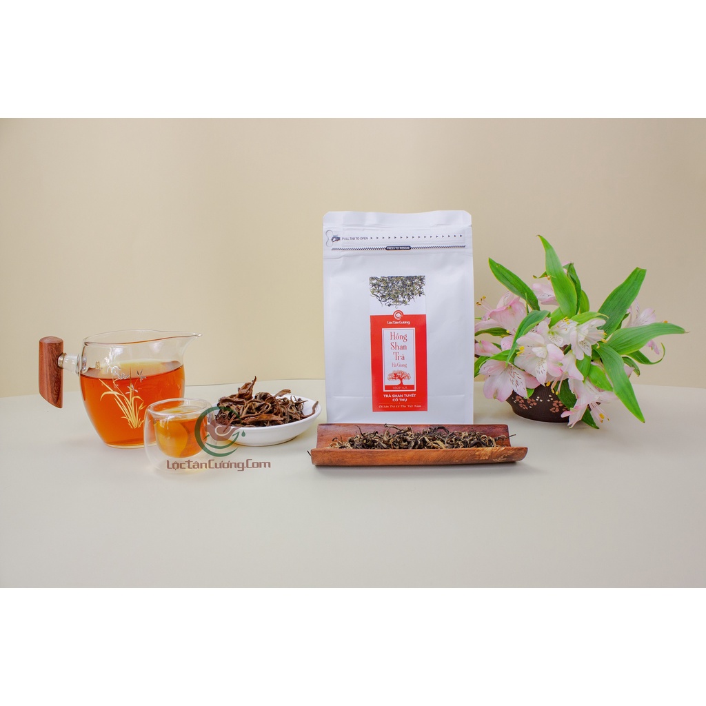 Hồng Trà Shan Tuyết Hà Giang Lộc Tân Cương Túi 100g - Hồng Trà Cổ Thụ Cao Cấp
