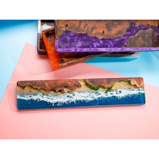Kê tay bàn phím Gỗ + resin .wrist rest resin