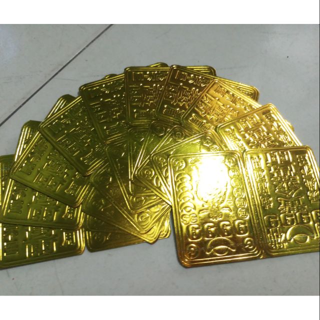 Combo 10 miếng vàng 9999 ( hàng mã )