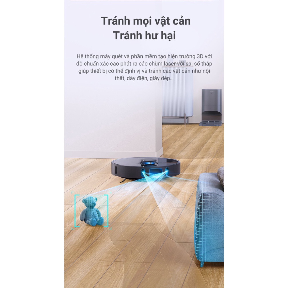 Xiaomi Dreame Bot Z10 Pro Robot Hút Bụi Lau Nhà Lực hút 4000 Pa - Bản Quốc Tế