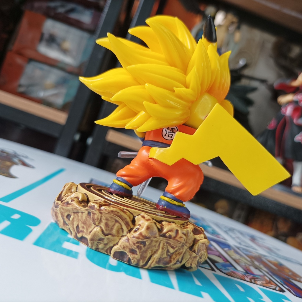 Mô Hình Dragon Ball Chibi Pikachu Goku SJJ3 11cm