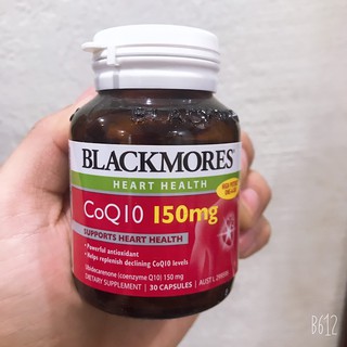 (Tem Chemist) Viên uống Blackmores CoQ10 150mg, 30 viên (mẫu cũ)