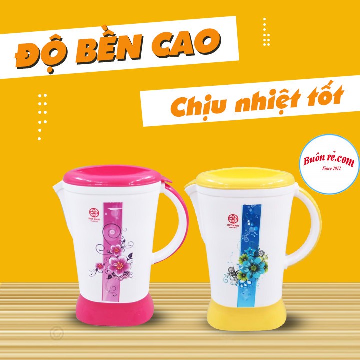 Ca nhựa, bình nhựa đựng nước (MS: 6067) Việt Nhật có tay cầm tiện lợi, thiết kế hiện đại – Buôn rẻ 01395