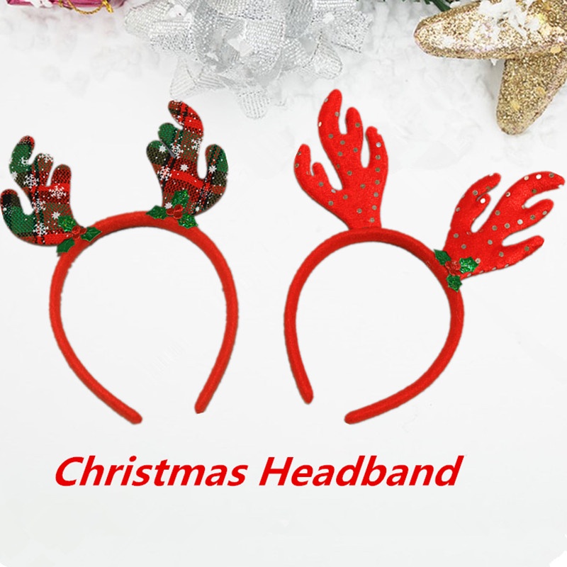 Trẻ em Giáng sinh băng đô phụ kiện tóc Cô gái Quà tặng Giáng sinh tiệc trang phục lạ mắt mũ nón