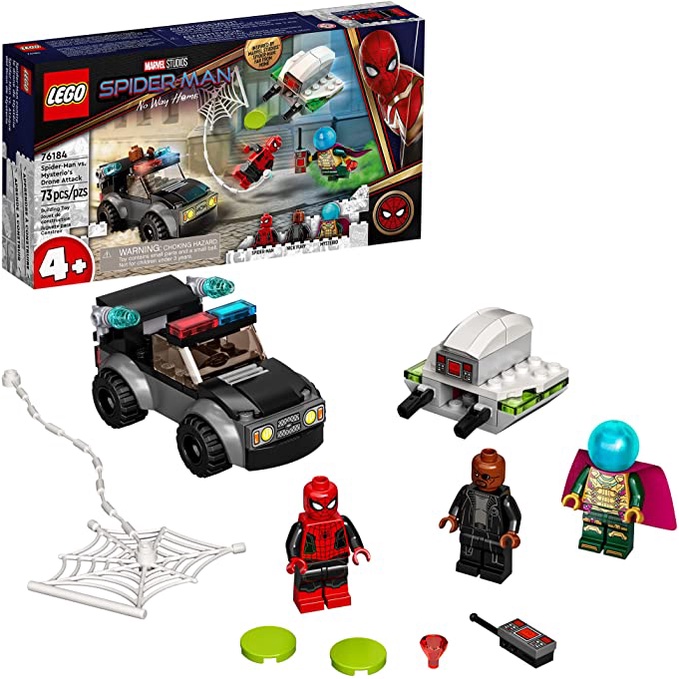 Lego 76184 Spider-Man vs. Mysterio’s Drone Attack - Người Nhện chiến đấu với Máy bay của Mysterio