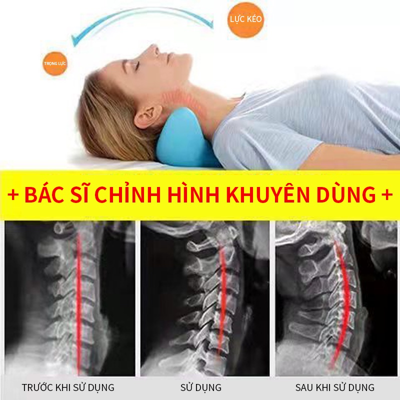 [HCM]Đích thực Mát xa cổ Sửa chữa cổ và vai Thiết bị kéo cột sống cổ Dụng cụ mát xa cầm tay-【GM-AMZ】