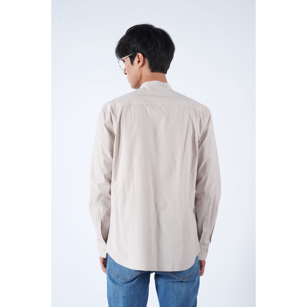 Áo Sơ Mi Nam Tay Dài Trơn Form Regular - Routine 10F21SHL008