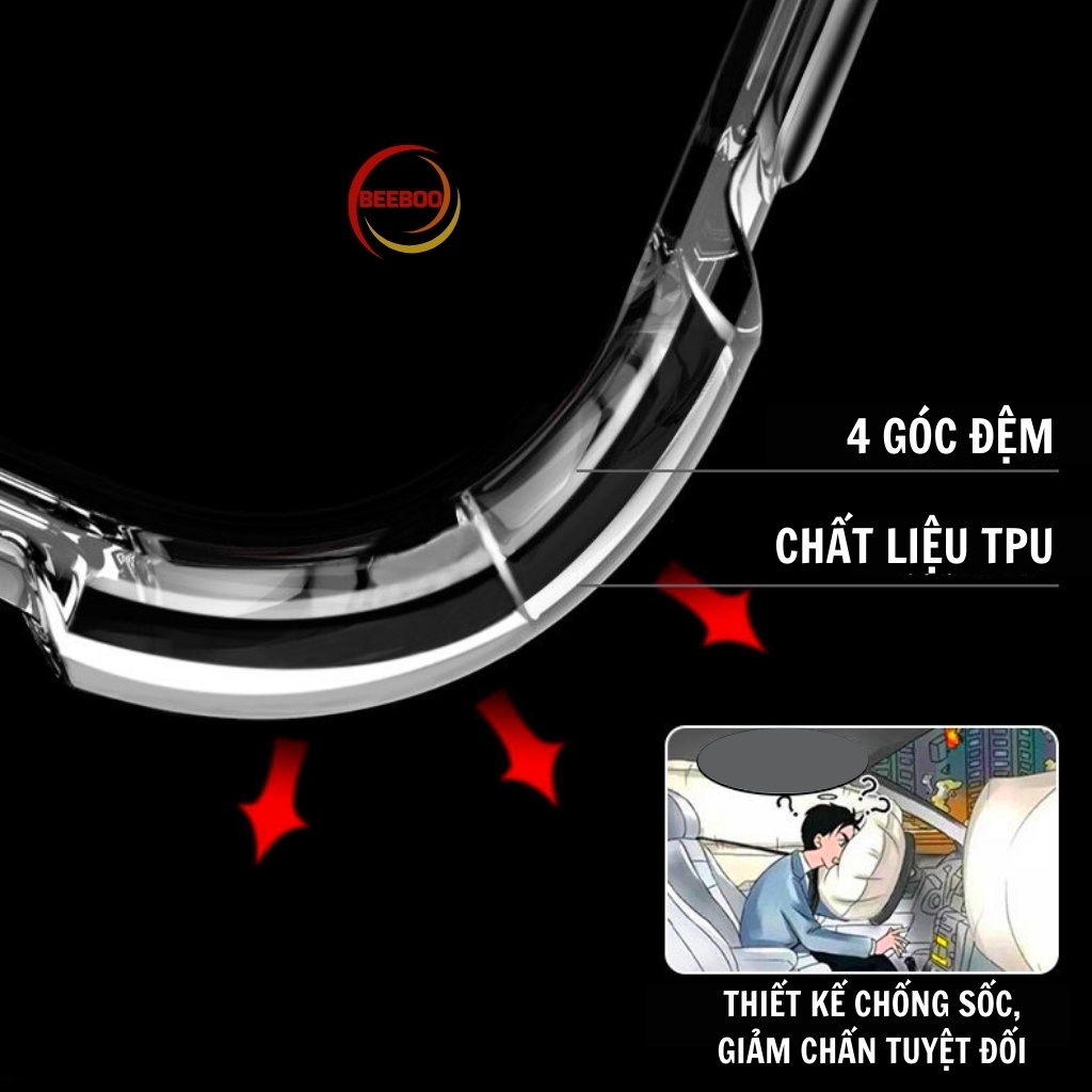 Ốp lưng samsung a12 -Trong suốt chống sốc - Bảo vệ Camera điện thoại samsung galaxy A12 không bị trầy xước