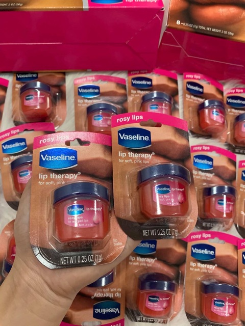 Combo 10 Hộp Son Dưỡng Mềm Môi Vaseline Hương Dâu | BigBuy360 - bigbuy360.vn