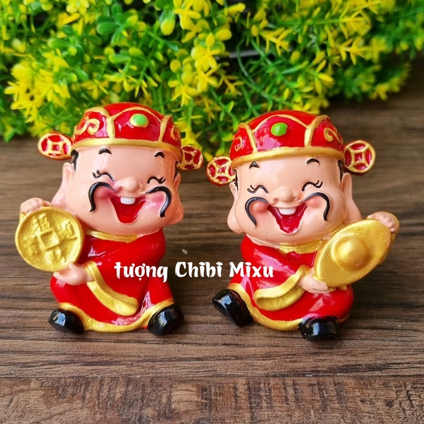 TƯỢNG CHIBI THẦN TÀI 6CM MAY MẮN