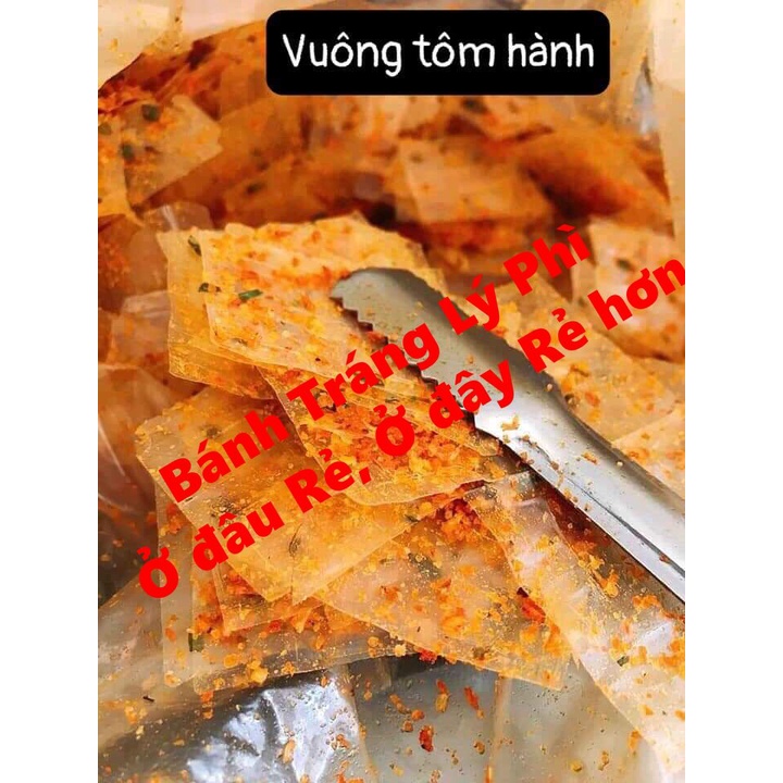 1kg bánh tráng thập cẩm tôm miếng vuông