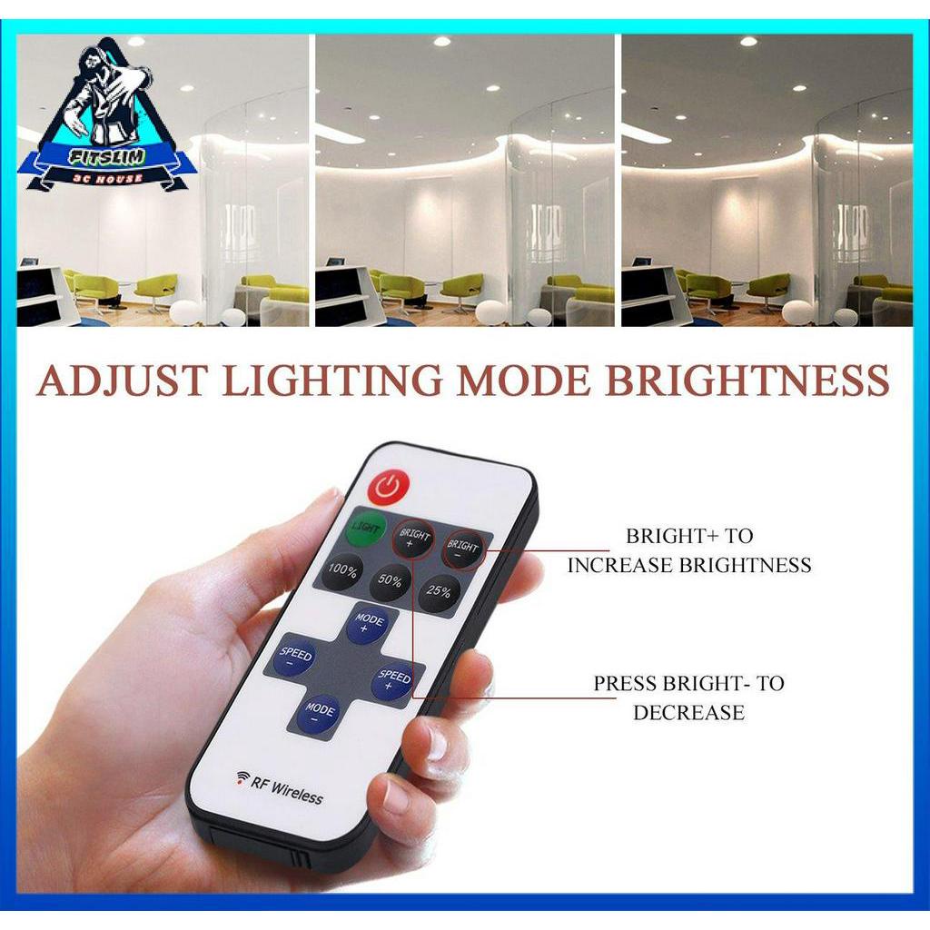 Bộ điều khiển công tắc từ xa không dây RF 12V dành cho dây đèn LED nhỏ