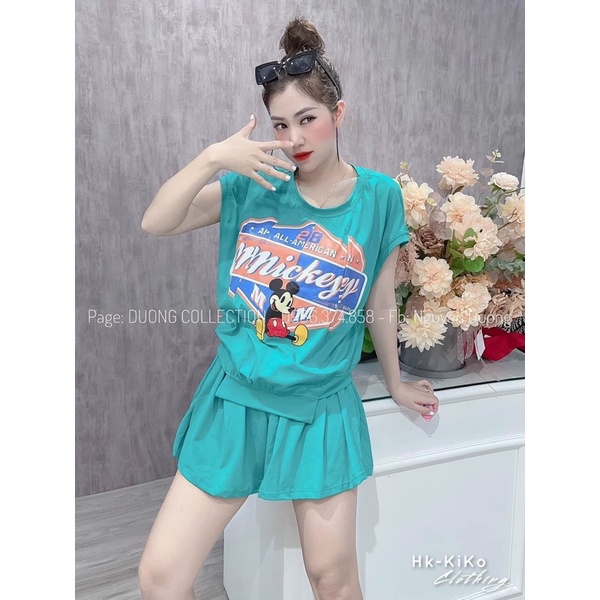 Sét quần giả váy - Sét bộ miky