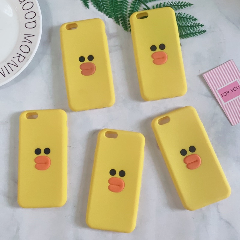 [XẢ KHO]Ốp Lưng iPhone 6/6s/6Plus/6sPlus Silicone Hình Vịt Vàng