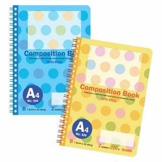 Sổ lò xo KLONG 200tr A4 70/92; MS: 899