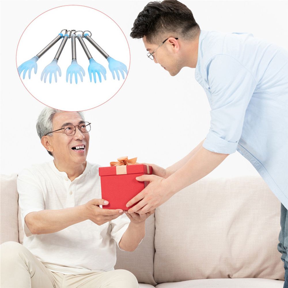 [Hàng mới về] Thanh gãi lưng mát xa bằng hợp kim nhôm nhiều màu sắc tùy chọn