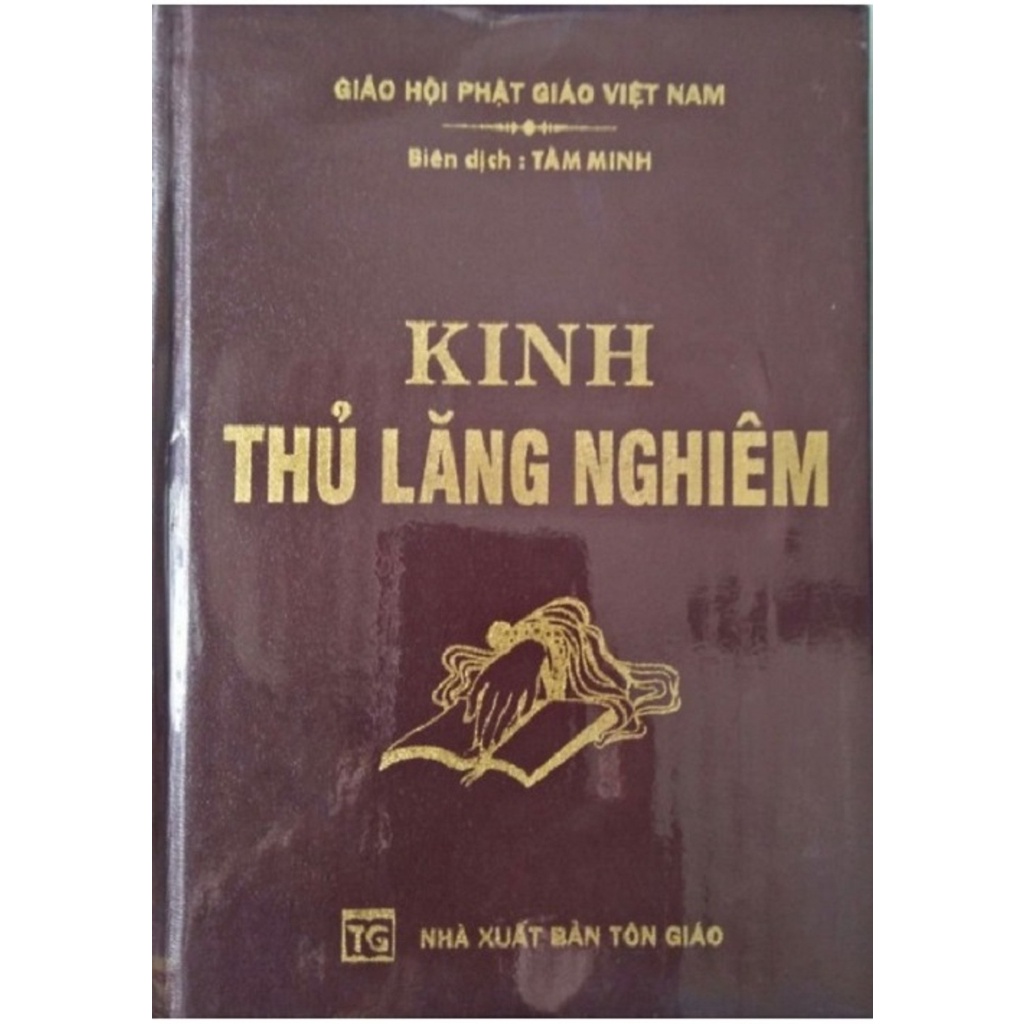 Sách - Kinh thủ lăng nghiêm trọn bộ ( bìa da )