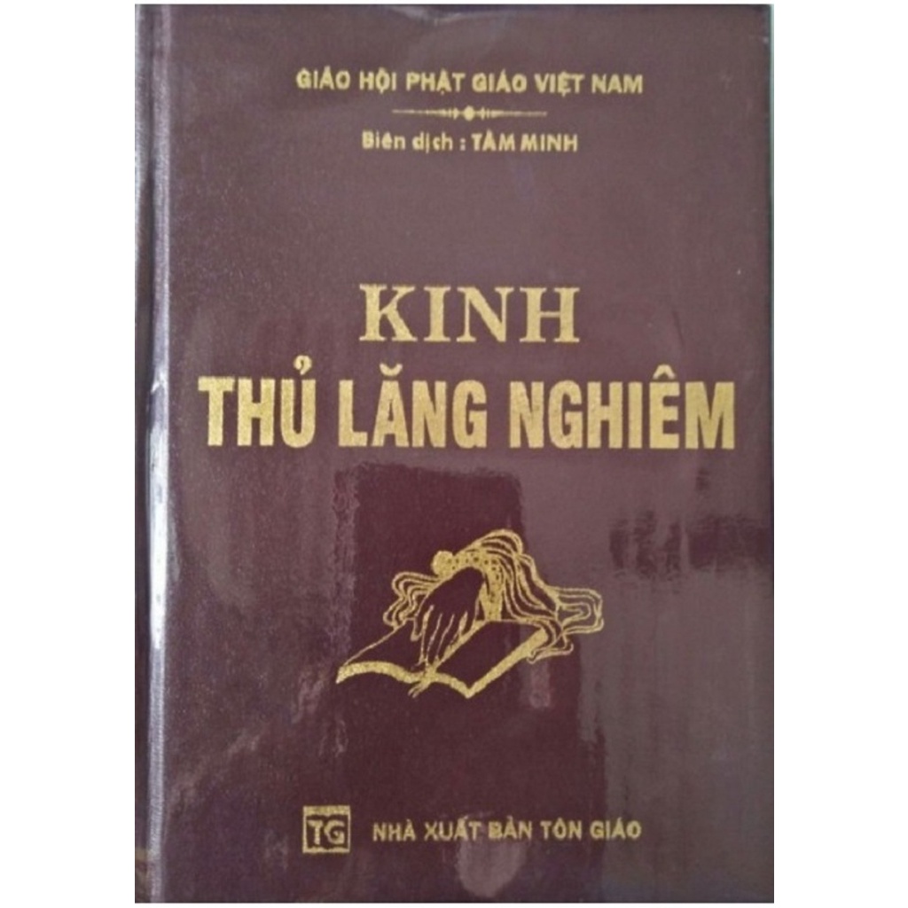 Sách - Kinh thủ lăng nghiêm trọn bộ ( bìa da )