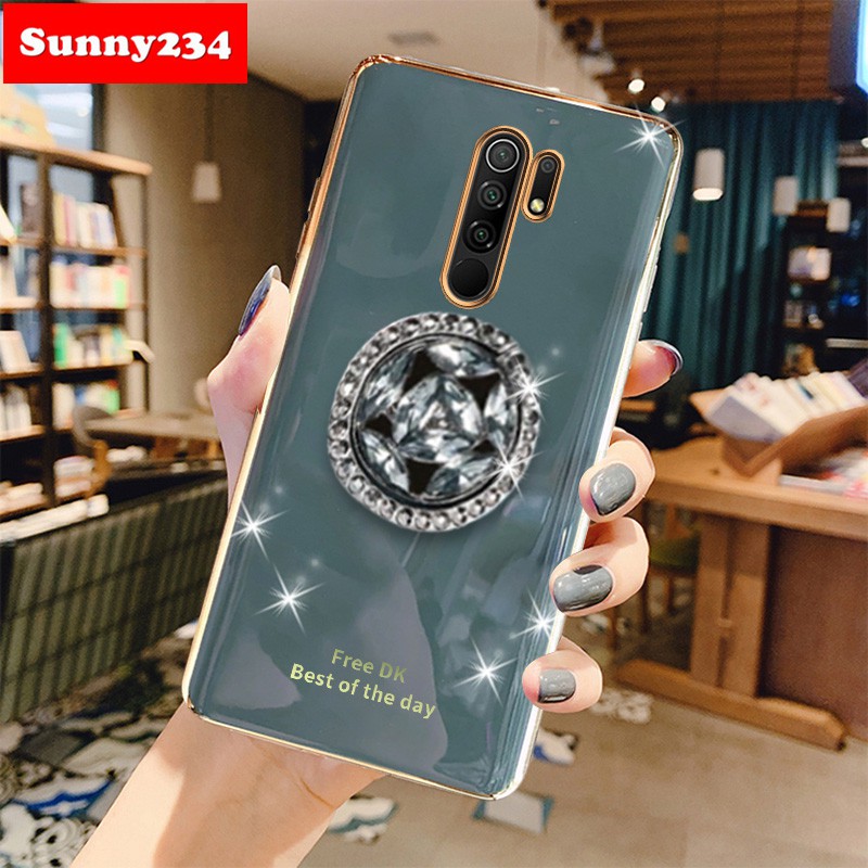 Ốp điện thoại silicon mềm gắn nhẫn đỡ Redmi Note 9 Pro Max Note 8 7 6 Pro Redmi 7 7A 8 8A K20 K30