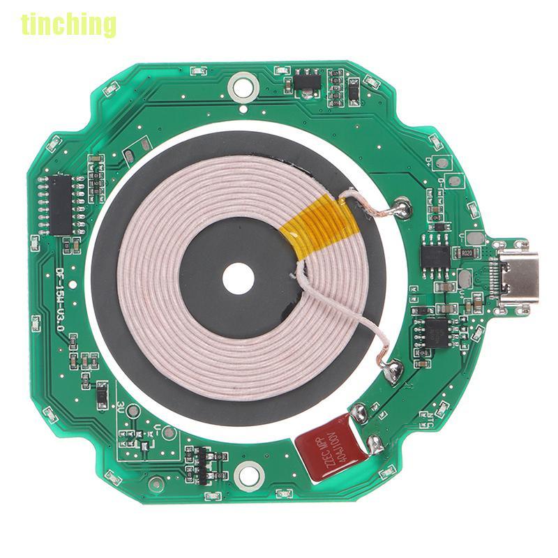 Bảng Mạch Sạc Nhanh Không Dây Qi 15W Kèm Phụ Kiện