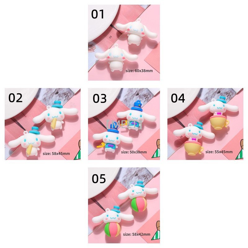 Túi 1 Móc Khóa DIY Hình Chú Chó Tai To Hoạt Hình Đáng Yêu