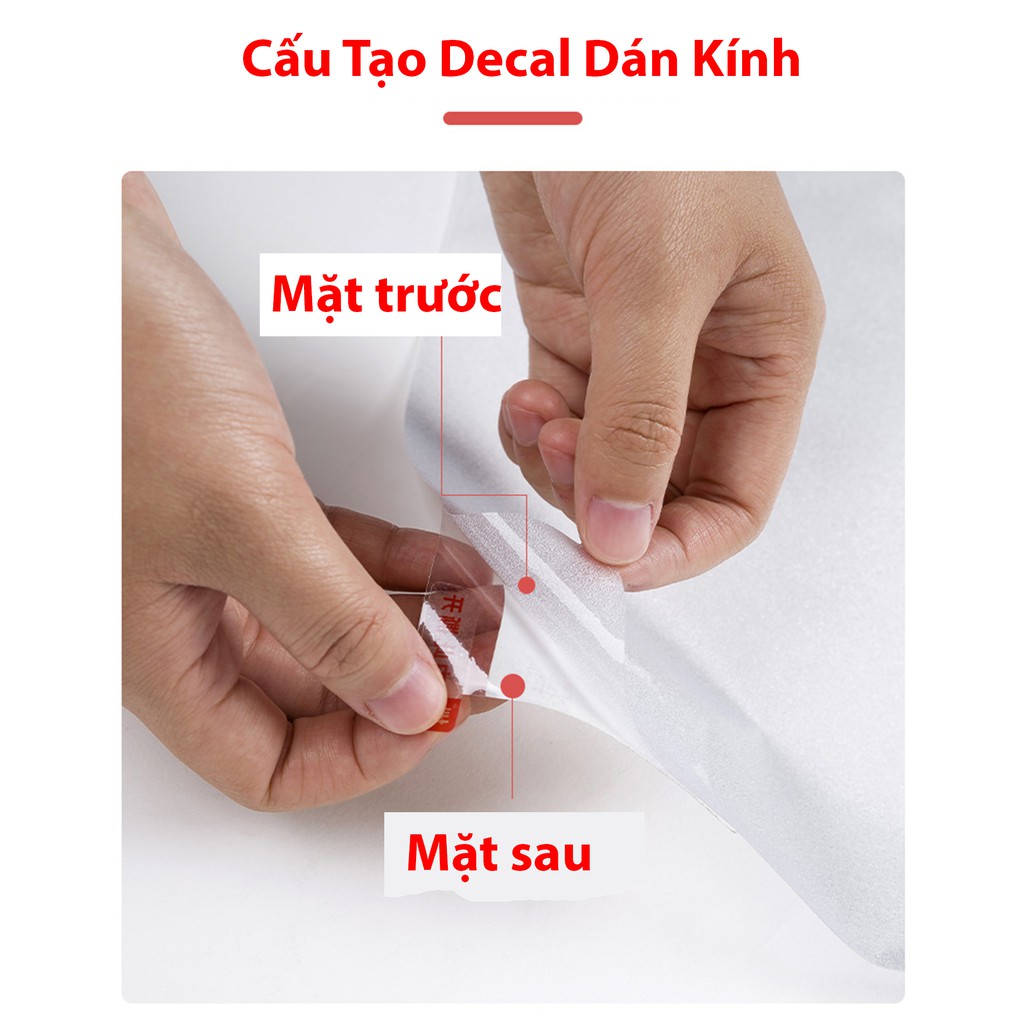 Bán từ 0.5m| Decal dán phòng ngủ, văn phòng khổ 100cm, Giấy đề can dán kính phòng tắm chống nắng hoạ tiết kẻ trắng