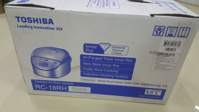 NỒI CƠM ĐIỆN CAO TẦN TOSHIBI RC-18RH MỚI 100% | BigBuy360 - bigbuy360.vn