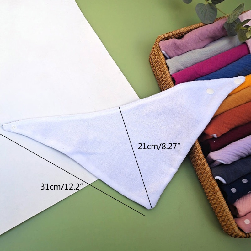 Yếm Ăn Cotton Mềm Mại Thấm Hút Tốt Không Gây Dị Ứng Tiện Dụng Cho Bé