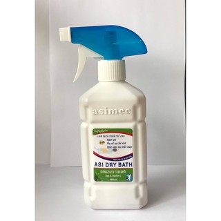 [ SALE SỐC ] Dung dịch tắm khô , gội khô Asi dry bath 500ml
