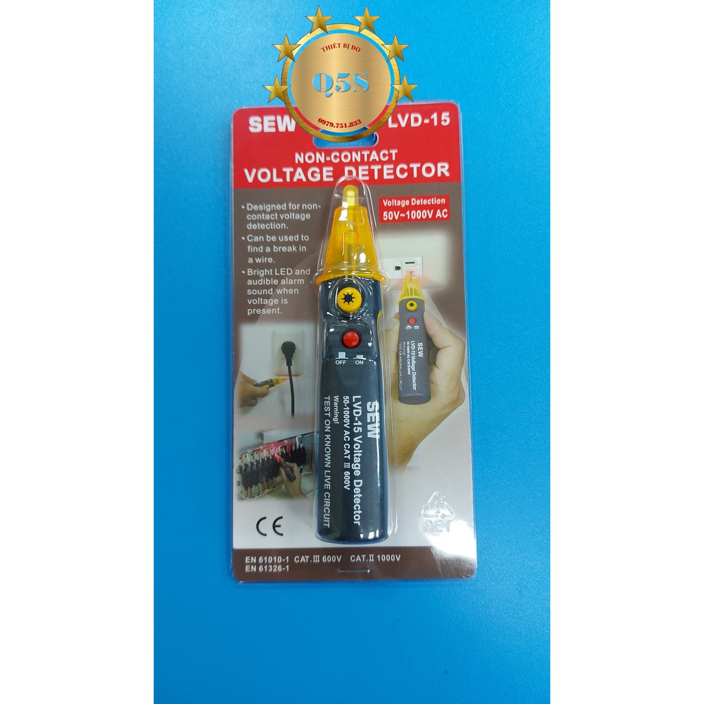 SEW LVD15 Bút thử điện không tiếp xúc, bút dò dây điện âm tường