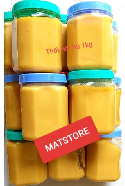 1KG (HŨ) ĐƯỜNG THỐT NỐT NGUYÊN CHẤT MẬT STORE MỀM DẺO LOẠI I