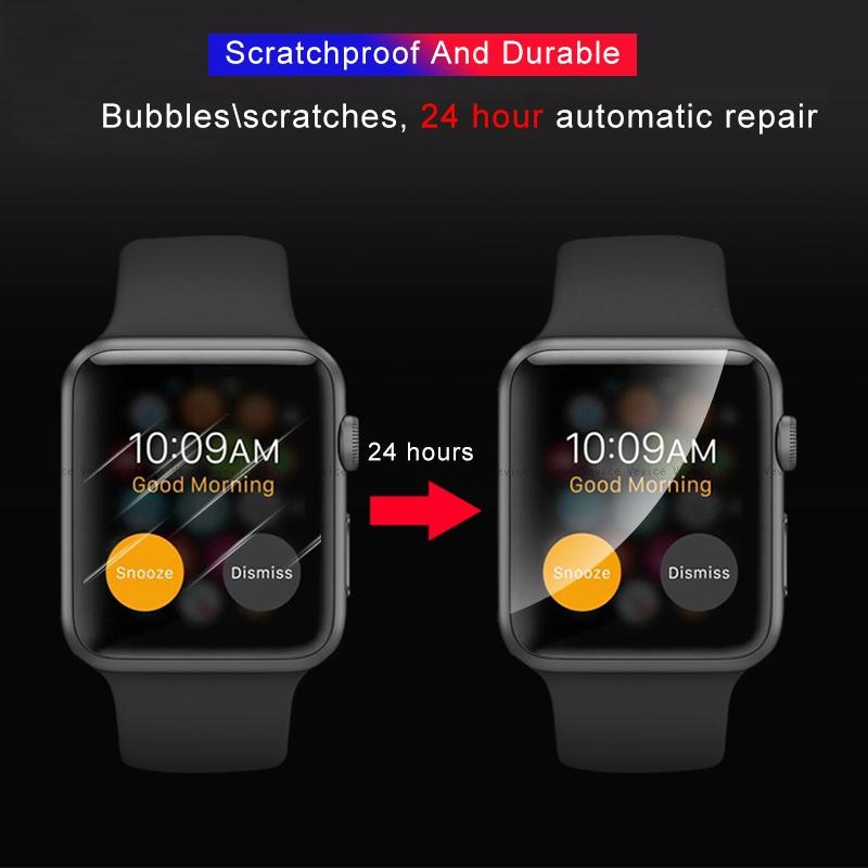 Miếng Dán Bảo Vệ Màn Hình Bằng Hydrogel / Full HD Bằng TPU Dẻo Trong Suốt Viền Cong Cho Huami Amazfit GTS 2 Mini Watch
