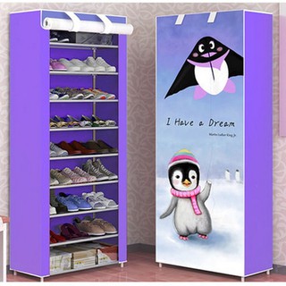 Tủ vải đựng giày dép 7 tầng