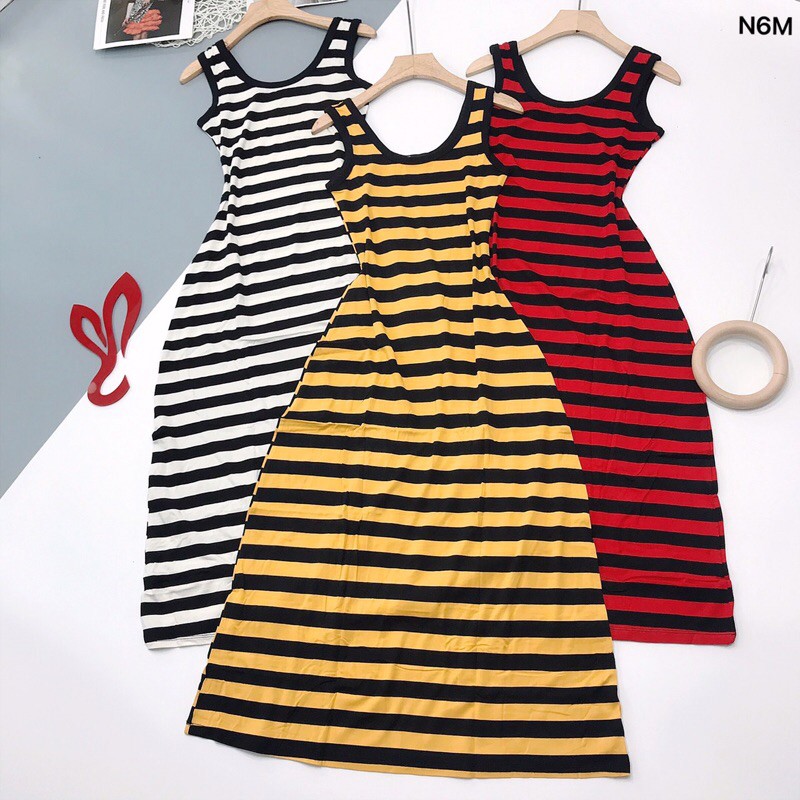 Đầm thun suông maxi kèm hình thật | BigBuy360 - bigbuy360.vn