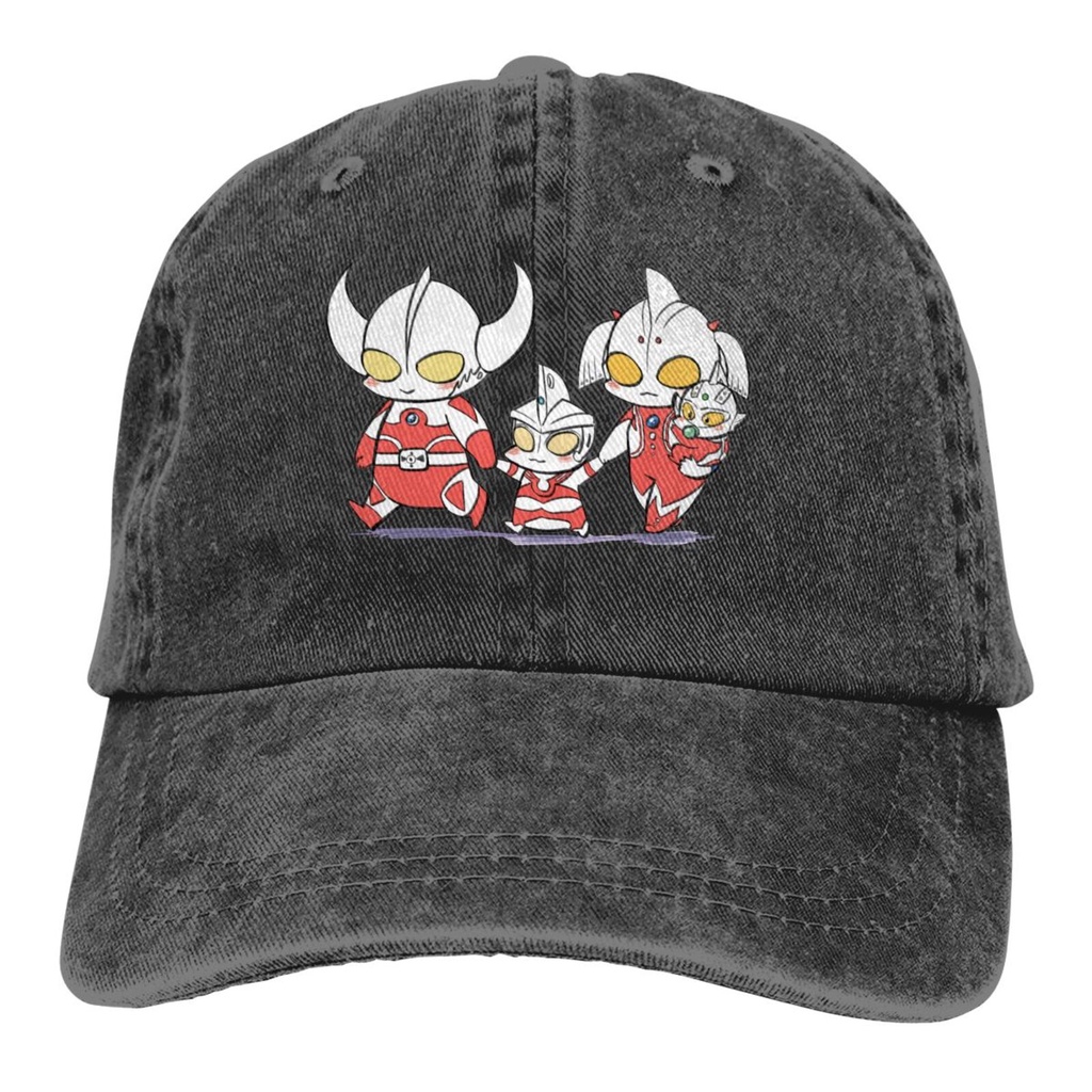 Thiết kế mũ tự làm In hình Ultraman Tiga Ultraman Taro Dyna Mebius Cosmos Shin Hayata Mũ Hip Hop cổ 