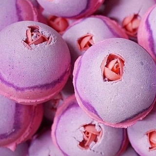 Viên sủi bồn tắm hoa hồng SEX BOMB - Bath bomb - Bom tắm hương hoa sexy quyến rũ