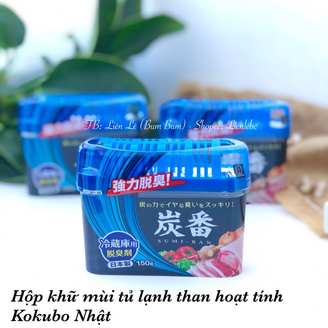 Hộp khử mùi tủ lạnh than hoạt tính Kokubo Nhật