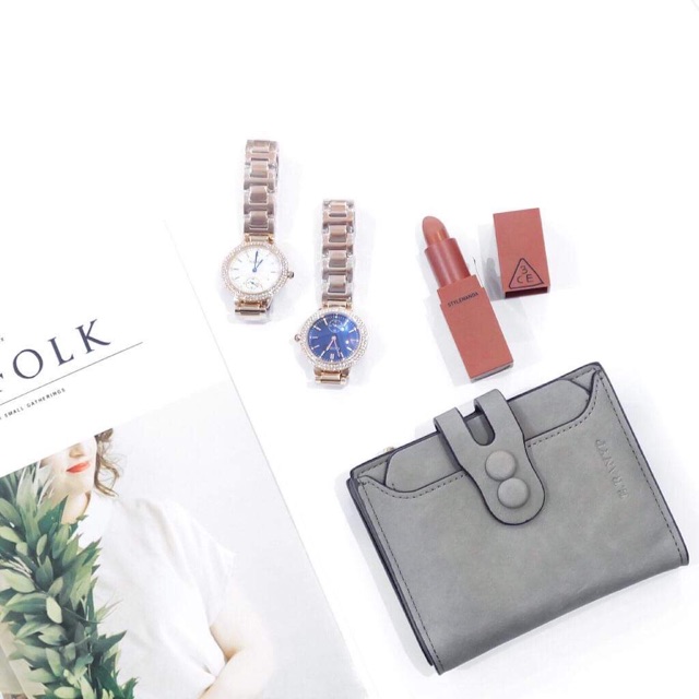 Ví ngắn 2 nút bấm